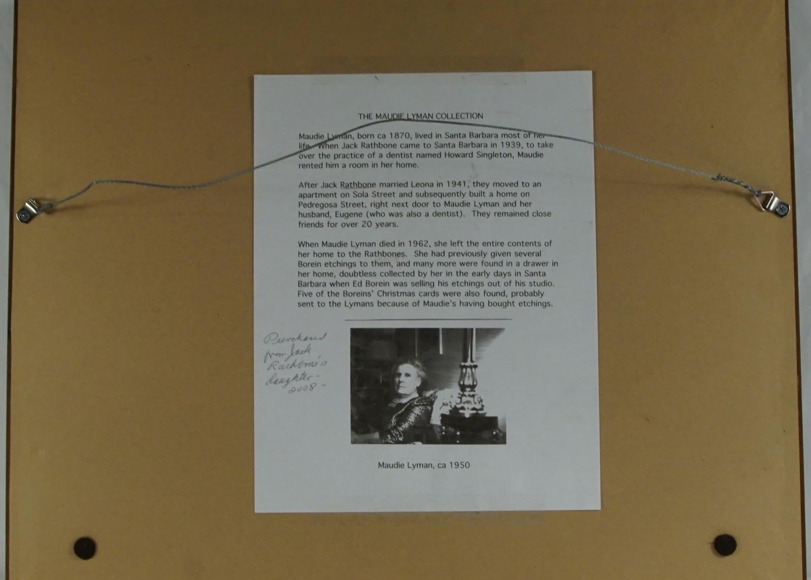 Edward Borein (1872-1945) etching - 6