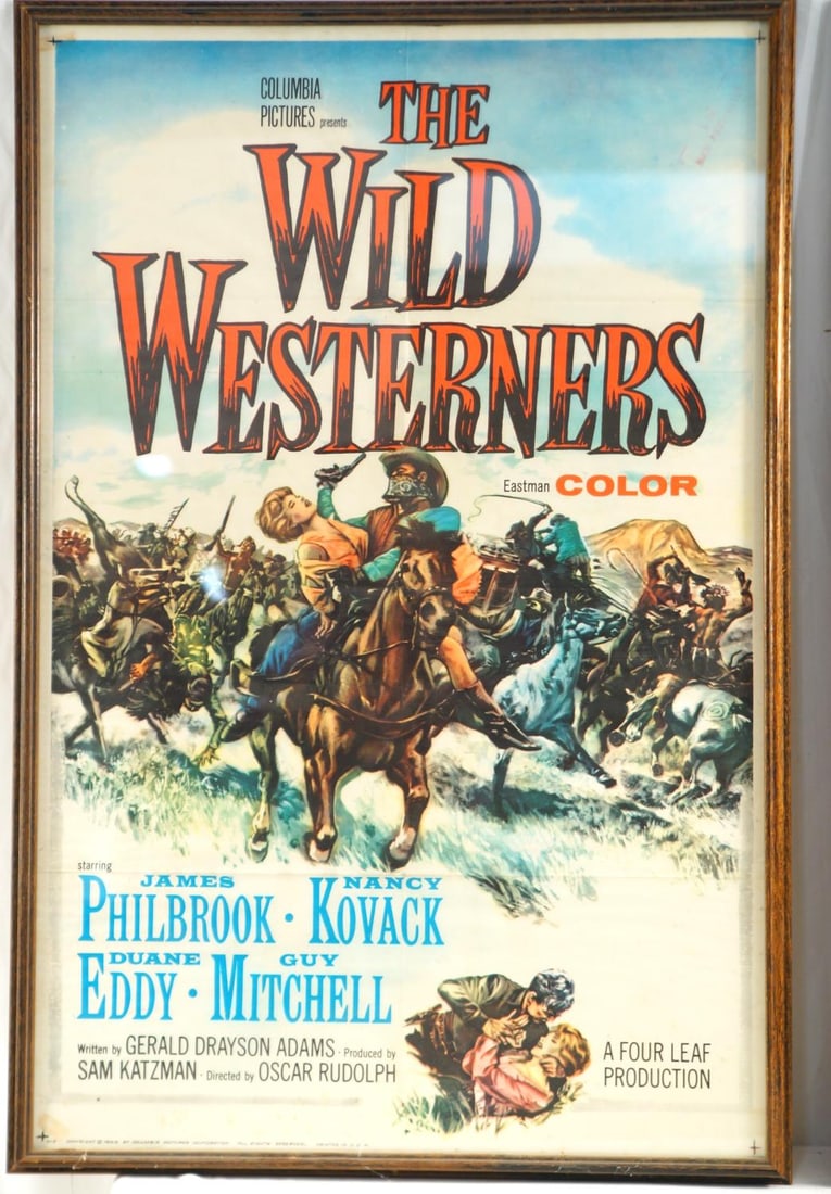 2 Western posters - full sheets framed - 2