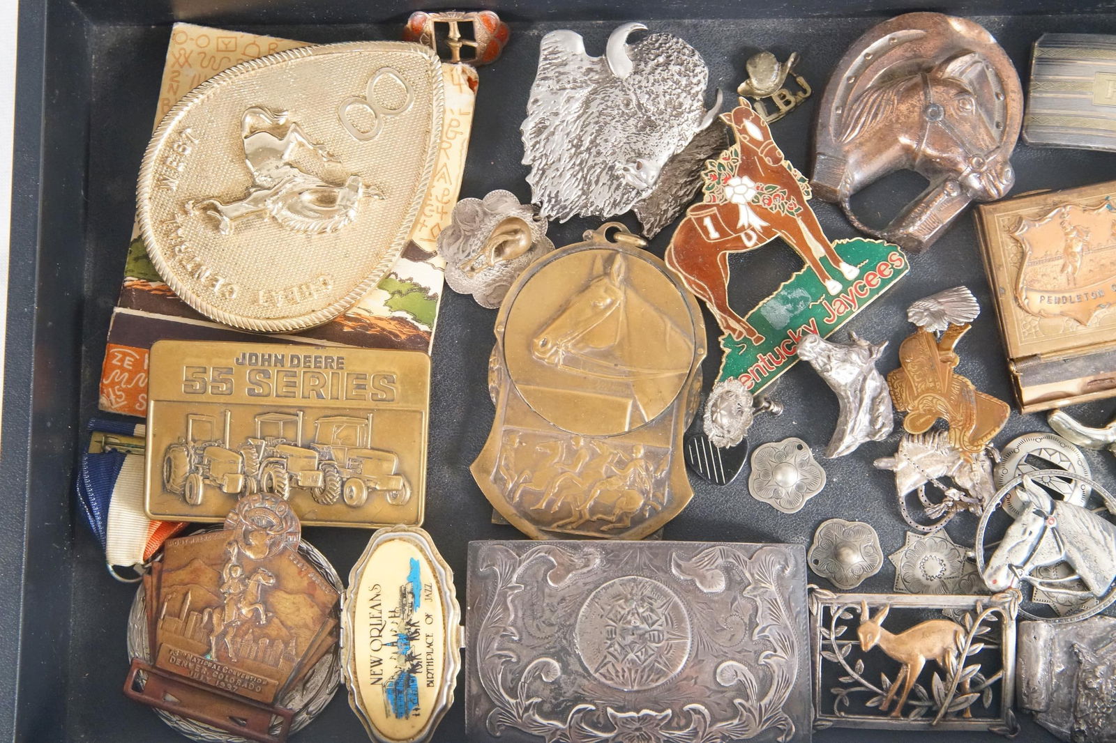 Assorted Western collectibles: Provenance: Museum of the Cowboy "Jim Grimm estate" Solvang Ca.