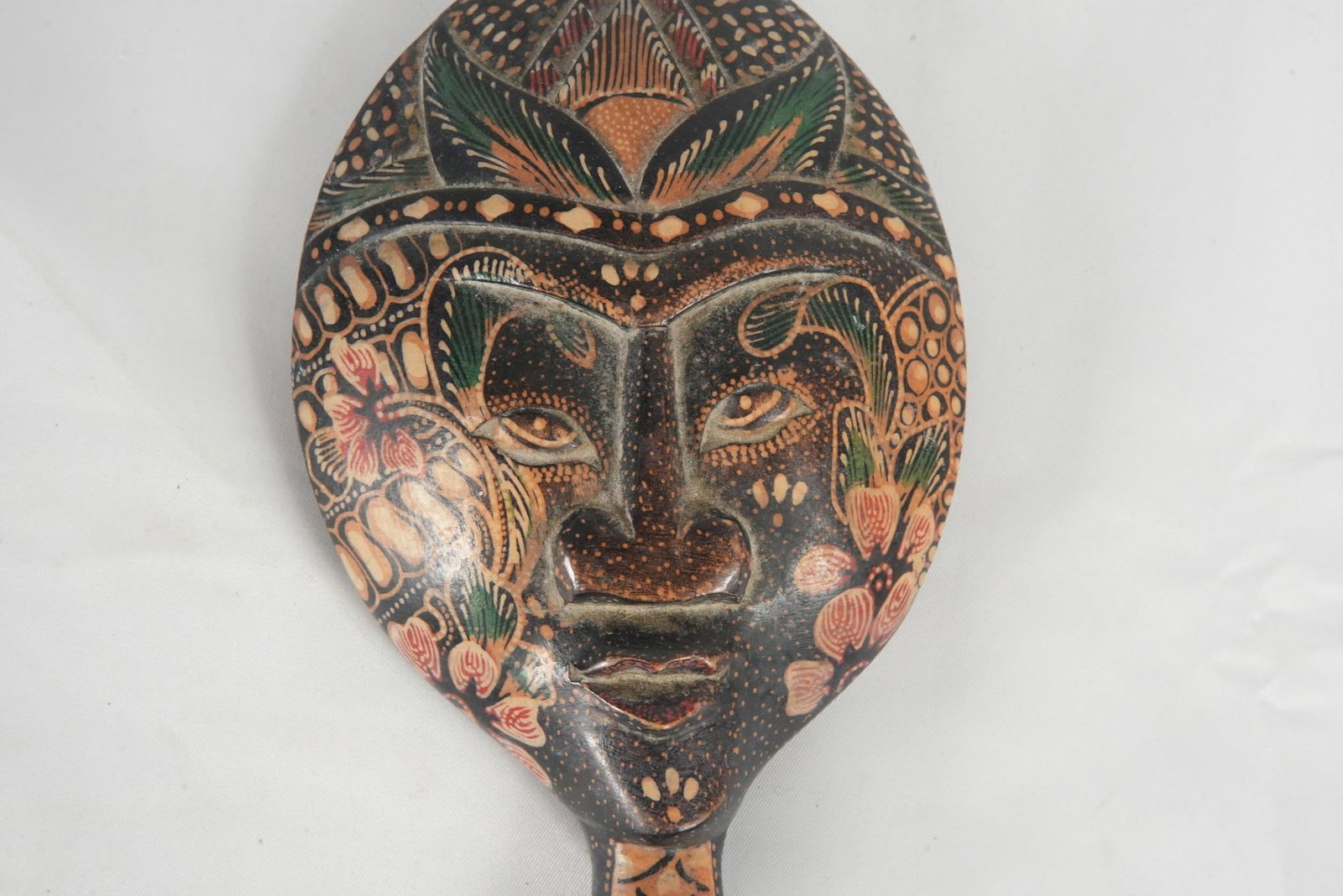 Balinese Batik Java wood mirror - 2