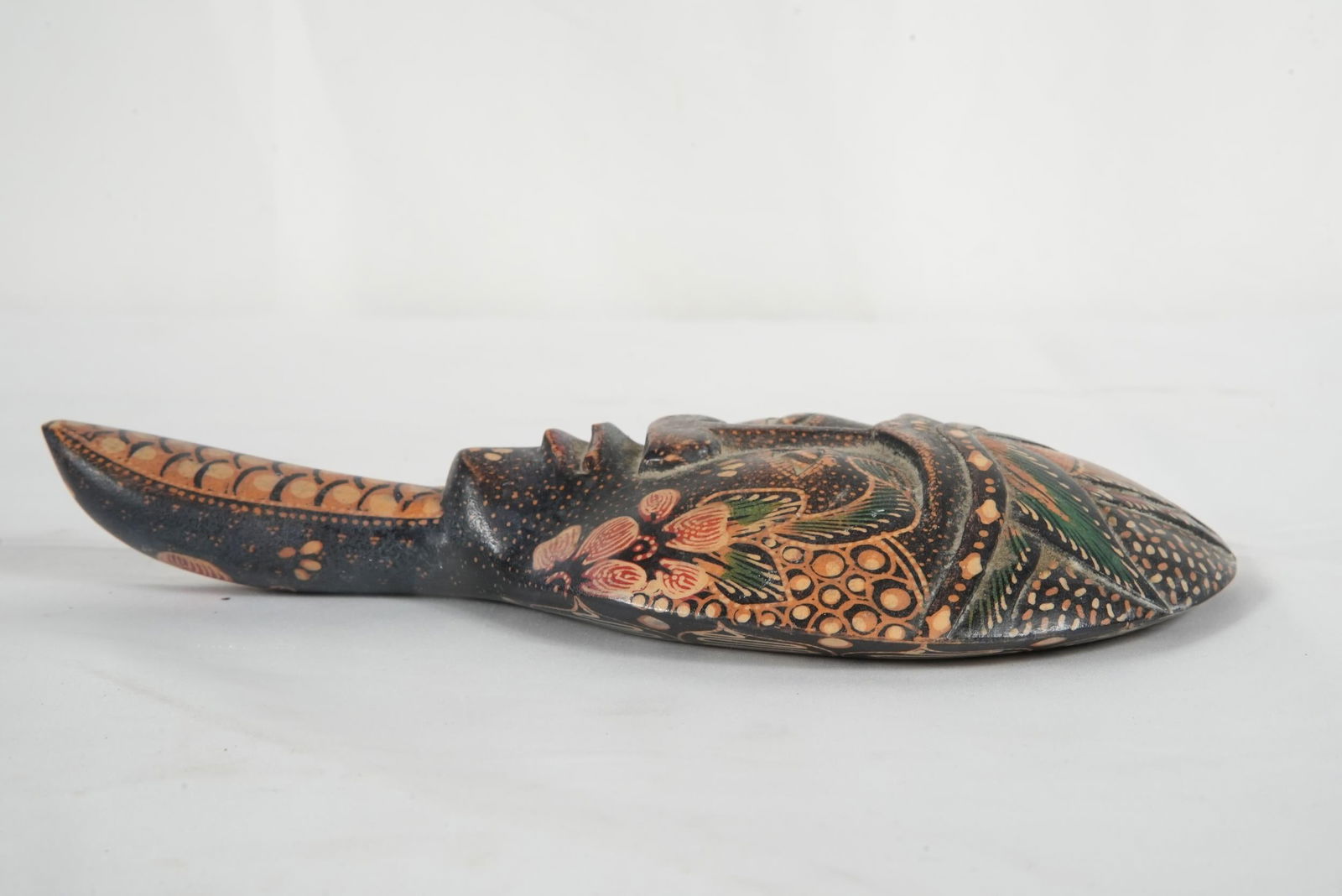 Balinese Batik Java wood mirror - 3