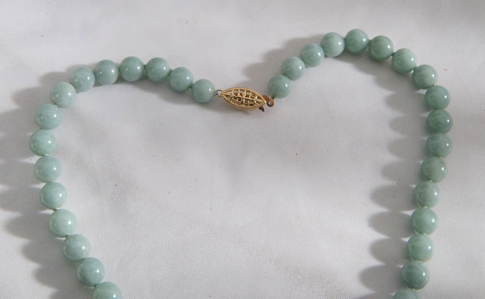 Jade Bead Necklace - 3