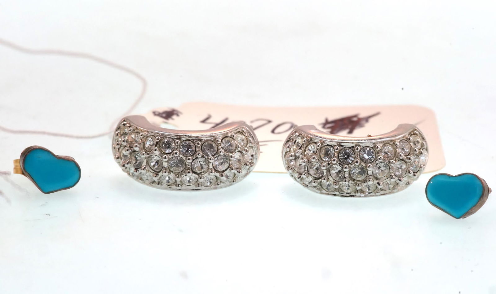 * CZ stud earrings - 4 Sets plus - 2