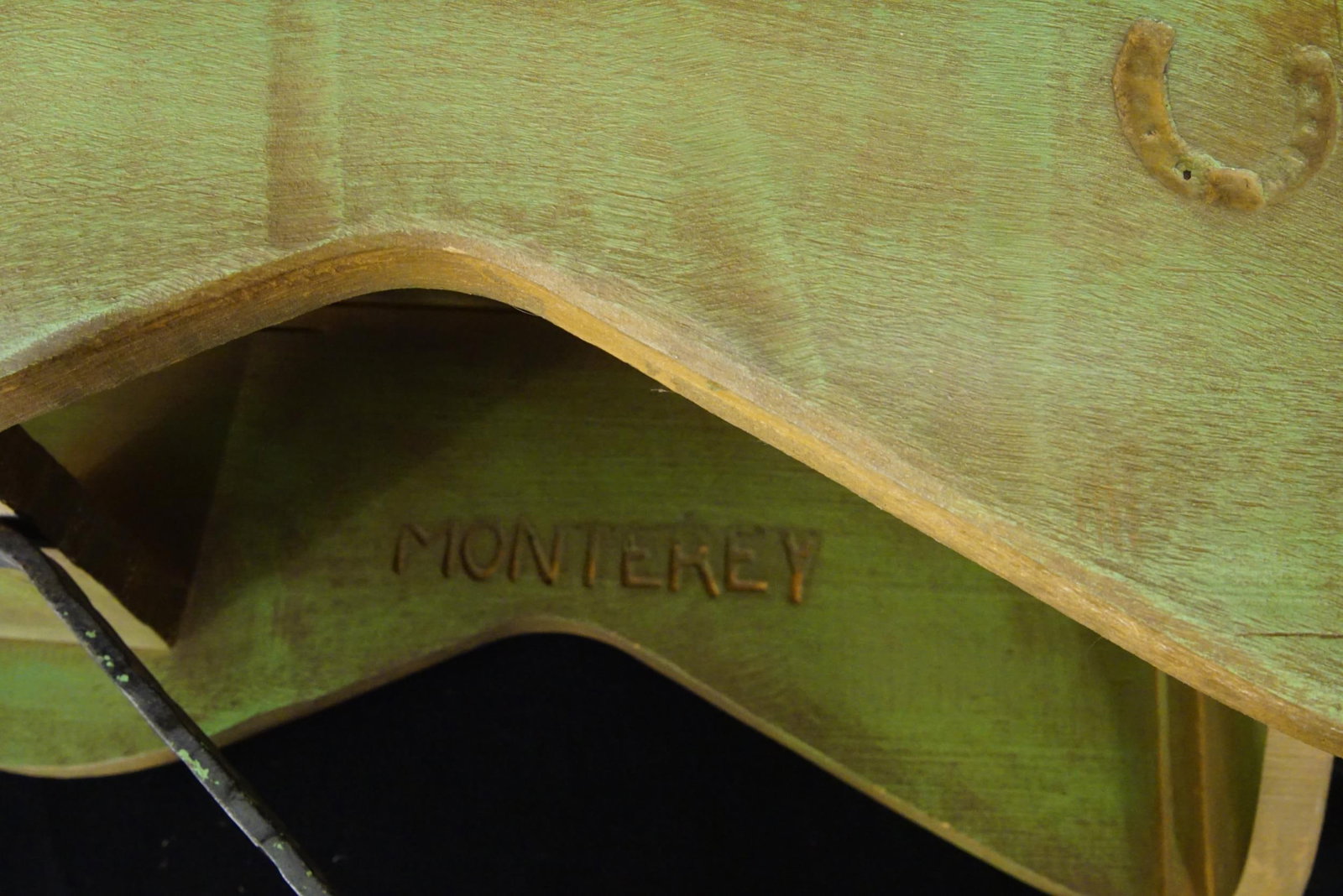 Monterey table - painted green - 6