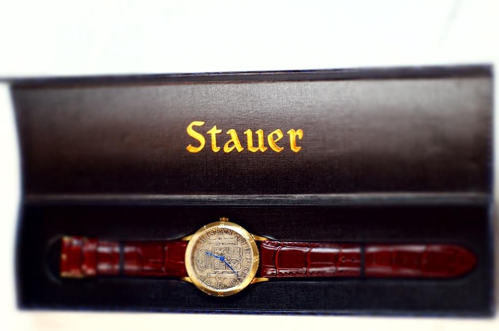 Stauer 1783 Silver Dollar Spanish Coin Watch: Stauer 1783 Silver Dollar Watch Revolutionary War Spanish Coin