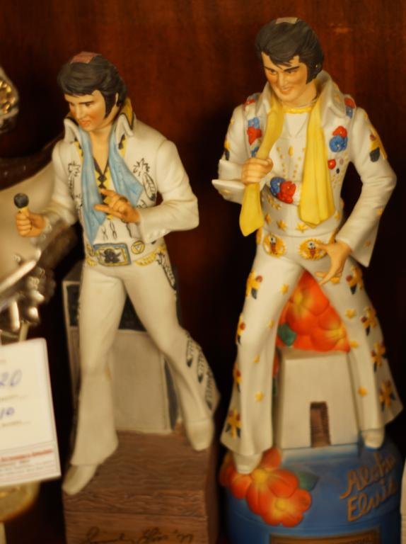 Collection Vintage Jim Beam "Elvis" decanters Lot 120