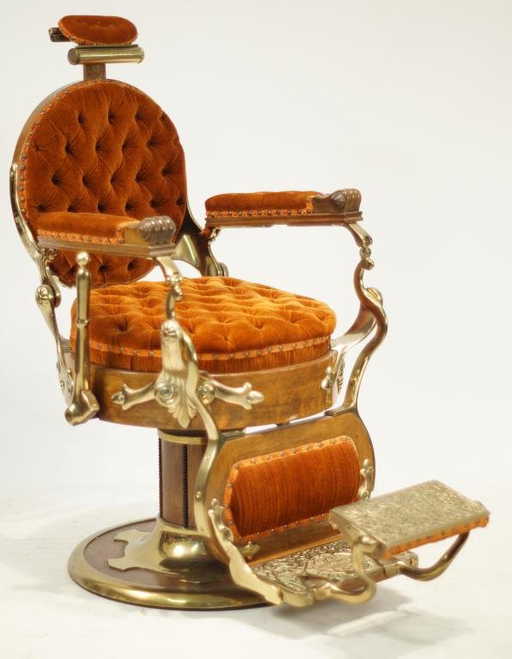 Koken Barber Chair - Congress Model Ca 1890 - Koken Barber Chair - Congress Model Ca 1890