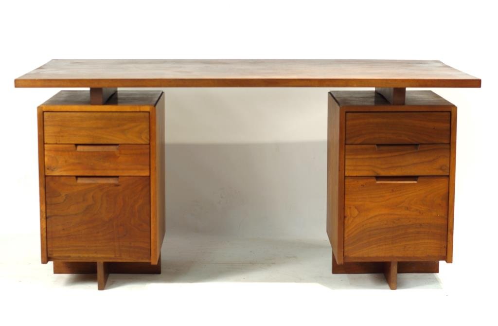 George Nakashima 1905 1990 60 Desk Circa 1959 Oct 12 2014
