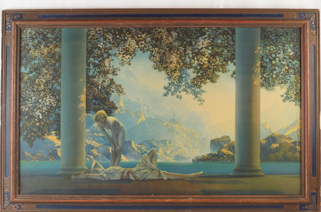 Maxfield Parrish vintage print: ca 1930's