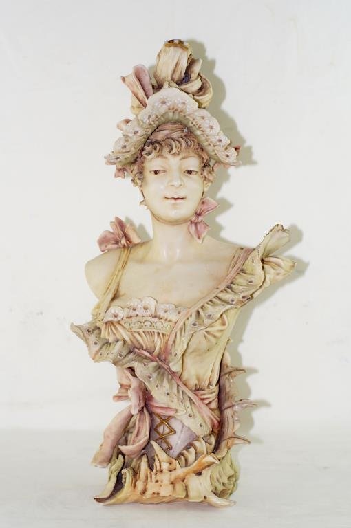 Teplitz Bohemian RStK porcelain bust (1 of 7)