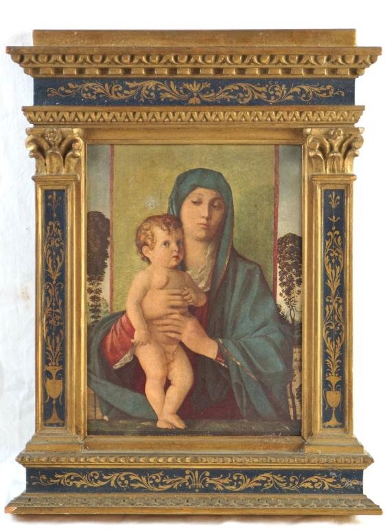 Antique print of Giovanni Bellini's Madonna (1 of 6)