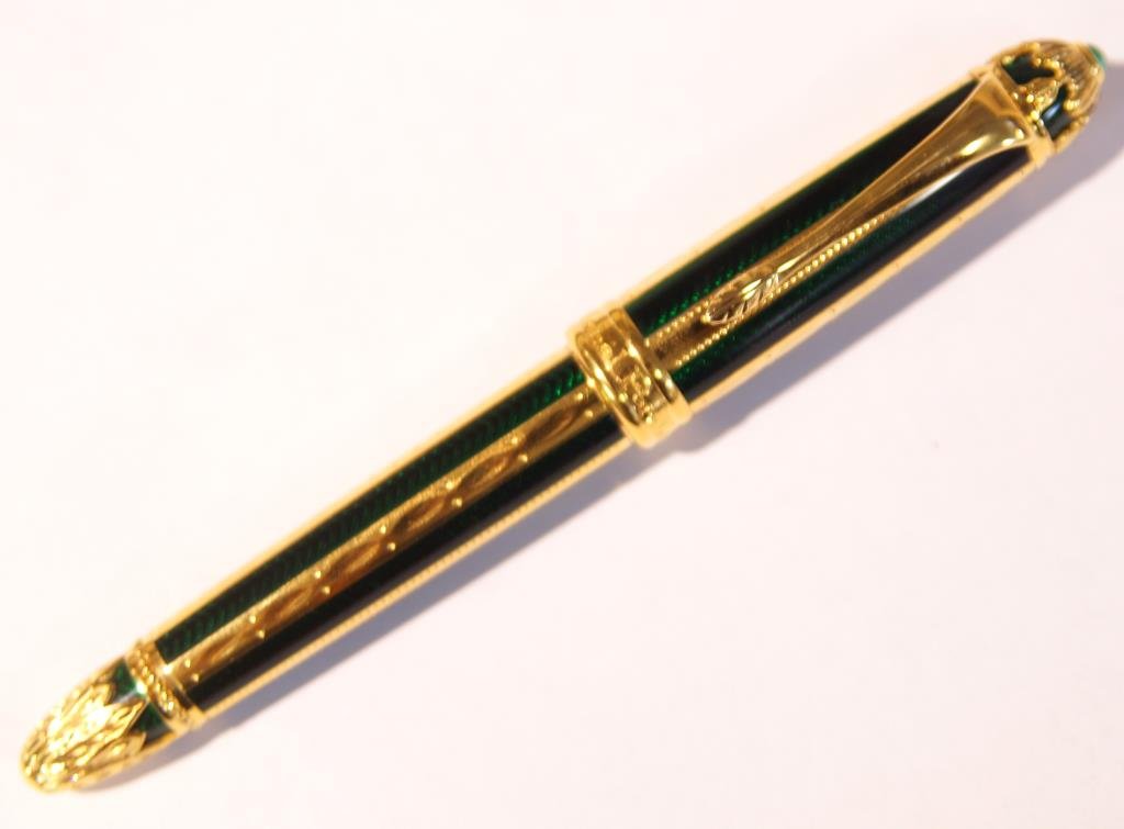 Michel Perchin Faberge Green & Gold Pen