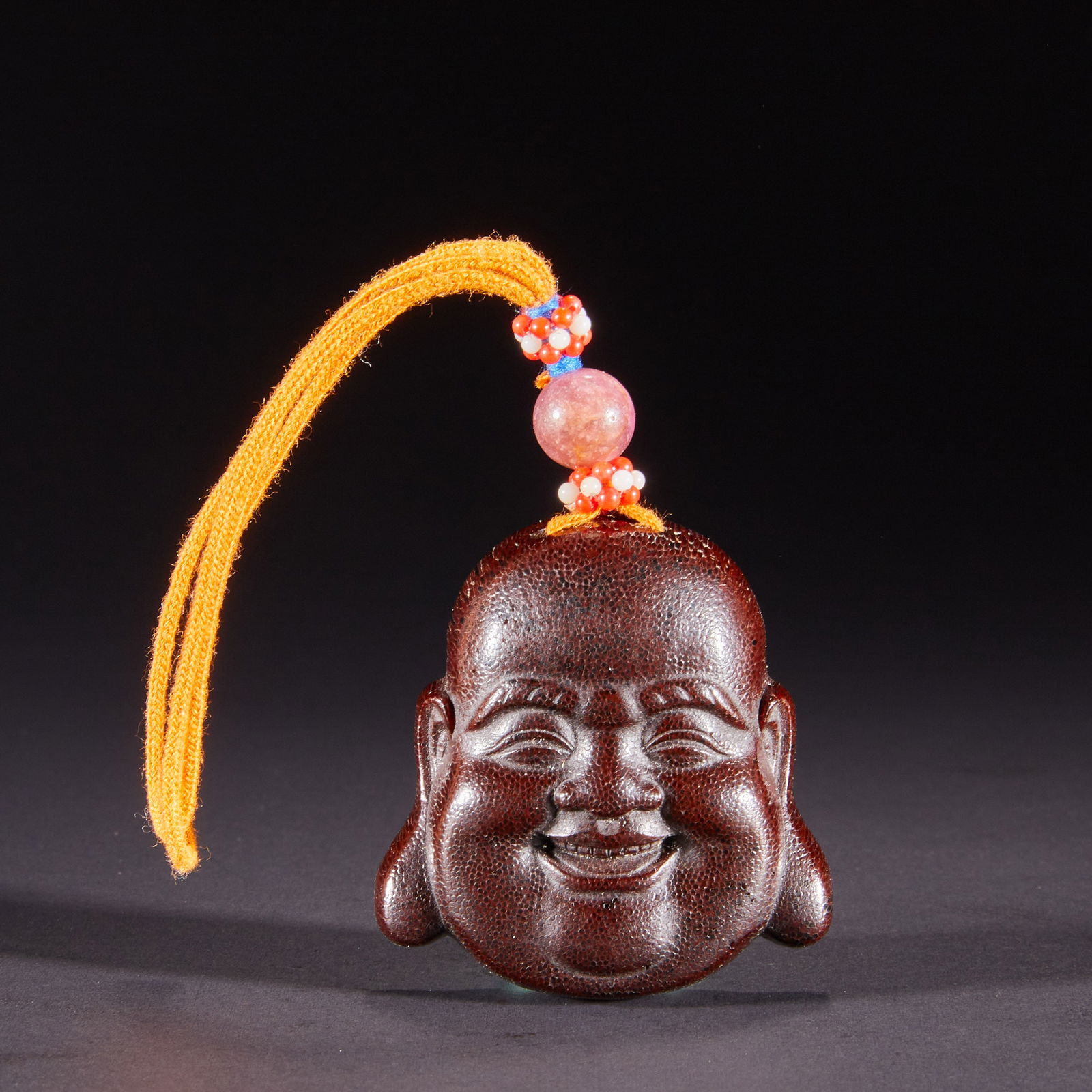 Statue of Maitreya made of horn in the Qing Dynasty (1 of 6)