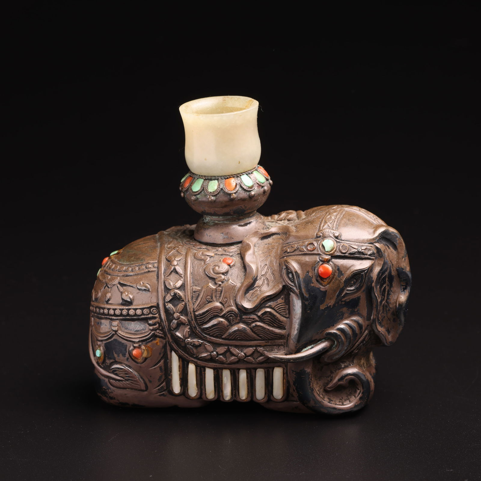 A 'Peaceful World' Elephant Figure (1 of 3)