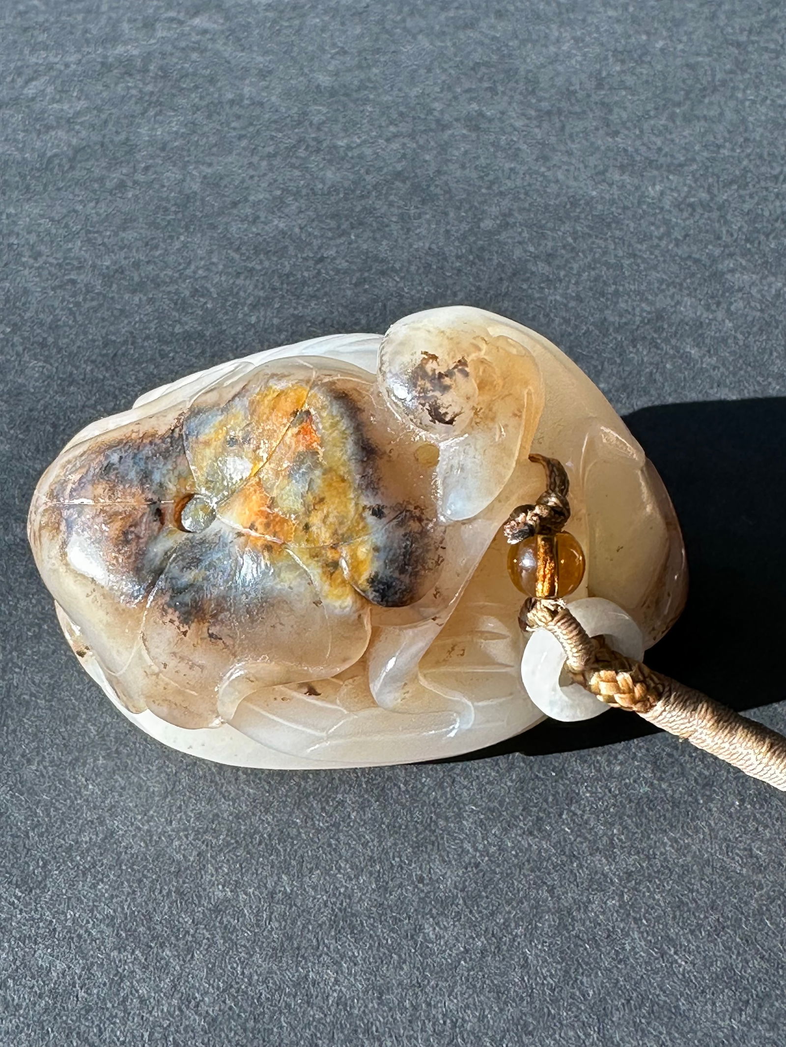 A Hetian Jade Goose Carving (1 of 3)