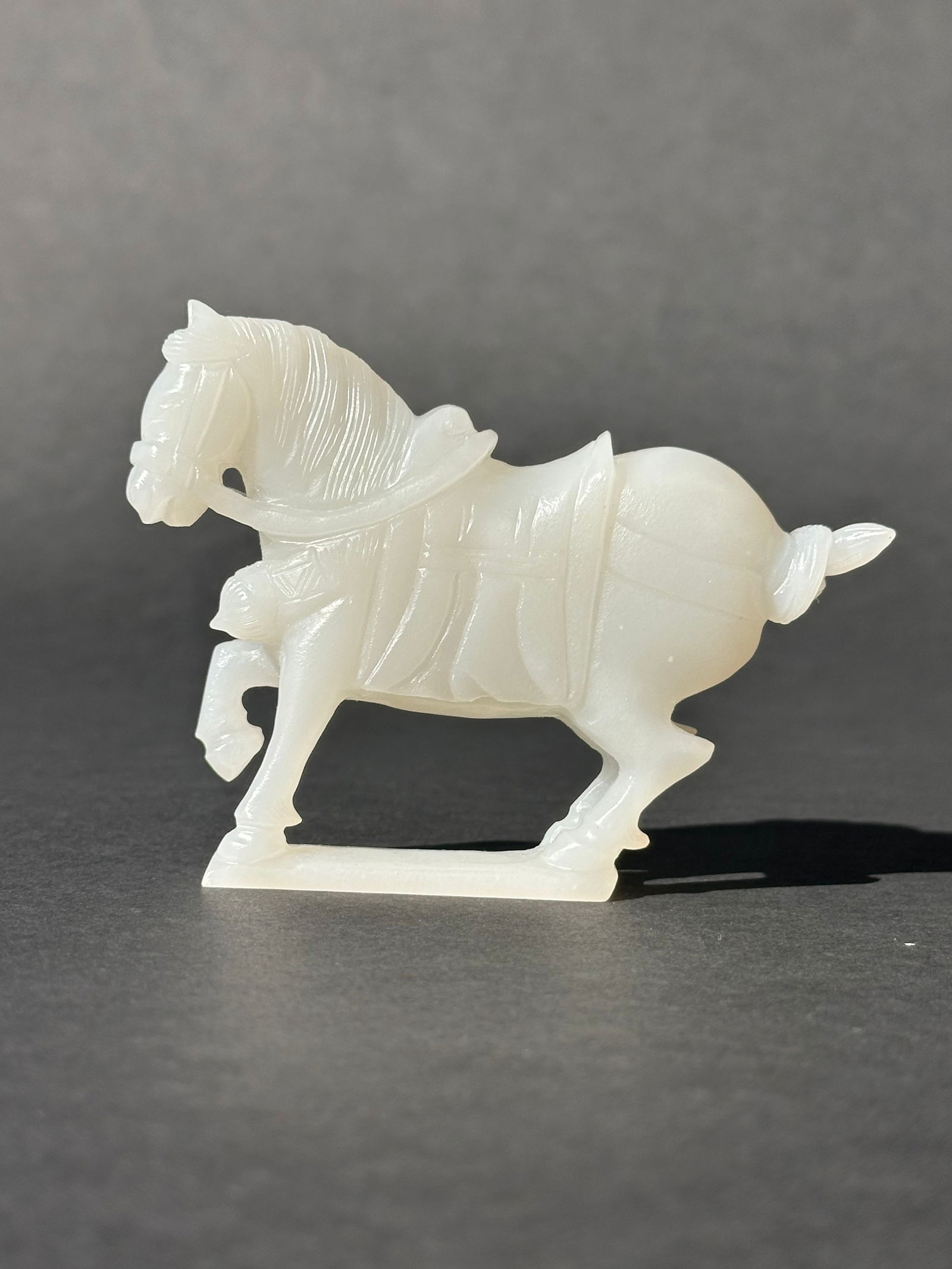 QING DYNASTY A Jade Horse (1 of 3)