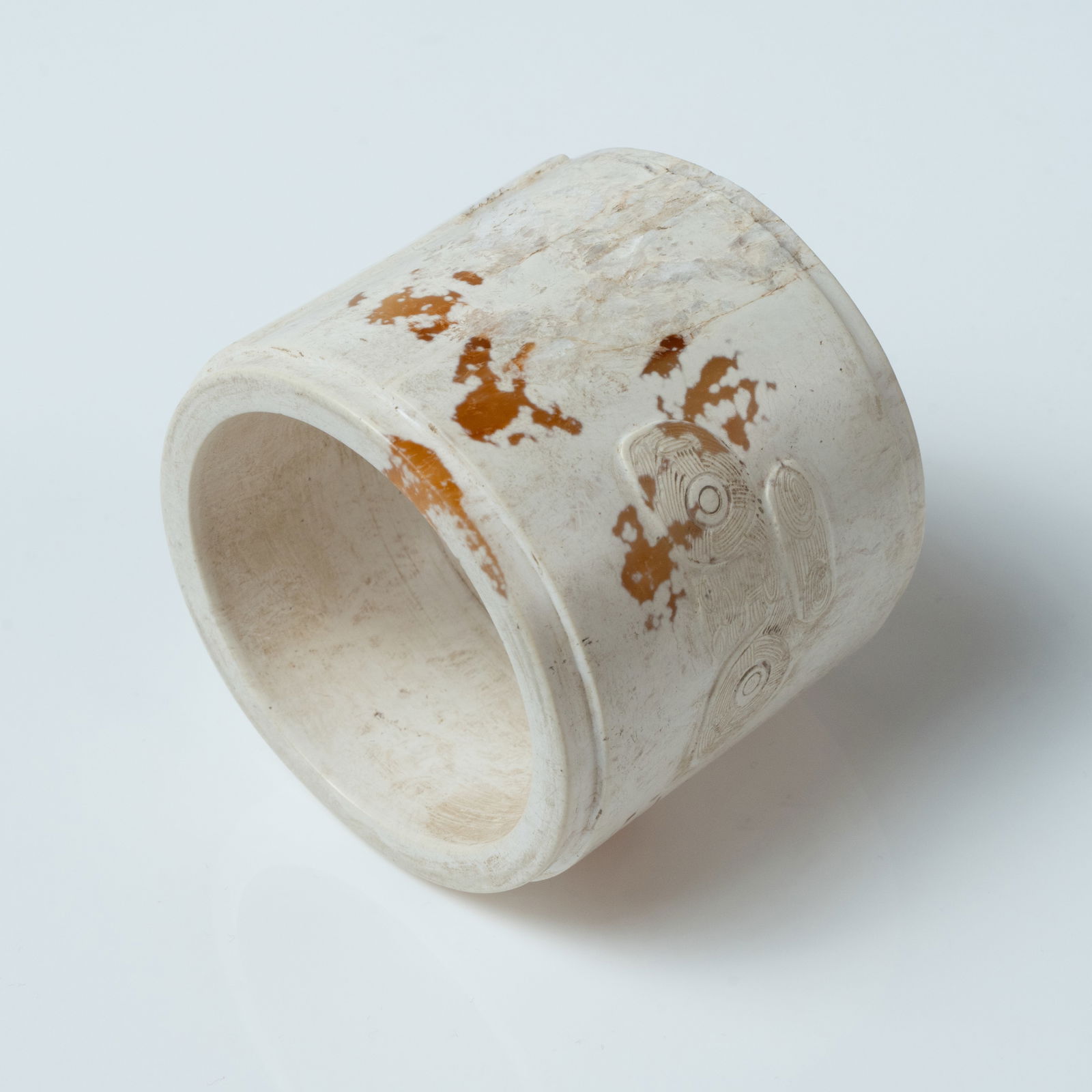 AN IMPORTANT ARCHAIC JADE 'DEITY MASK' CONG LIANGZHU CULTURE, CIRCA 3300 – 2300 BCE (1 of 5)