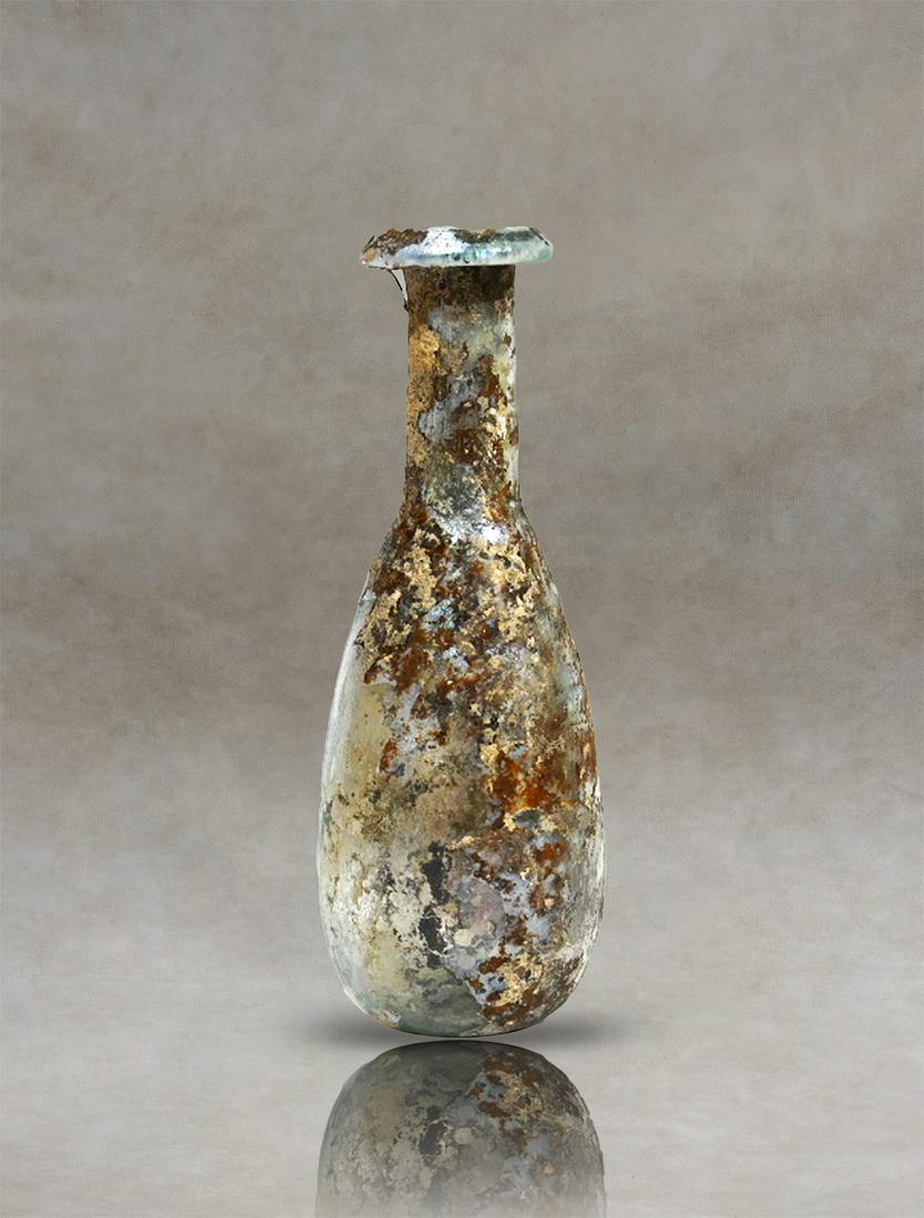 Roman Glass Unguentarium Perfume Bottle (1 of 2)