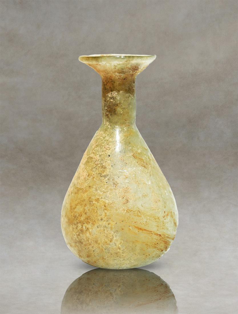 Roman Mould-Blown Glass Flask (1 of 2)