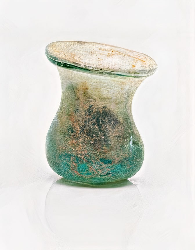 Roman Unguentarium Flask.1st -early 3rd Century. C.E (1 of 1)