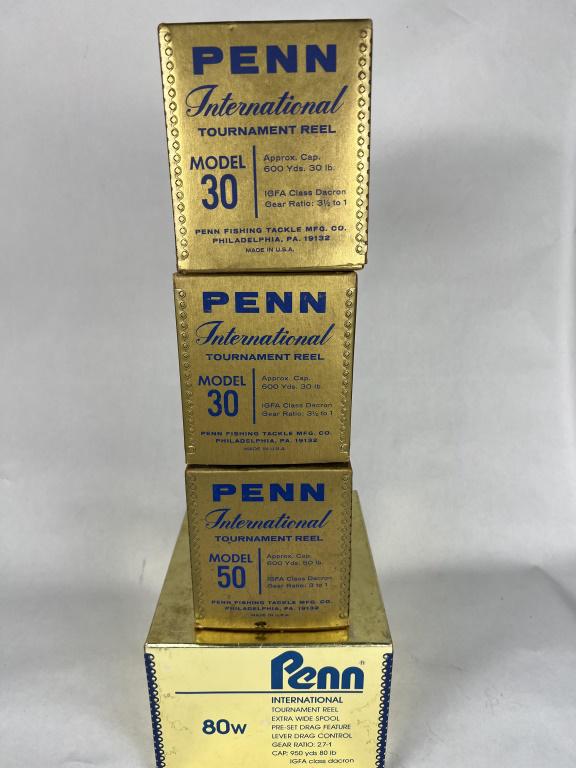 (4) Penn Reels boxes (1 of 7)