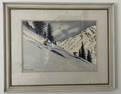 Churchill Ettinger Stratton Mountain watercolor