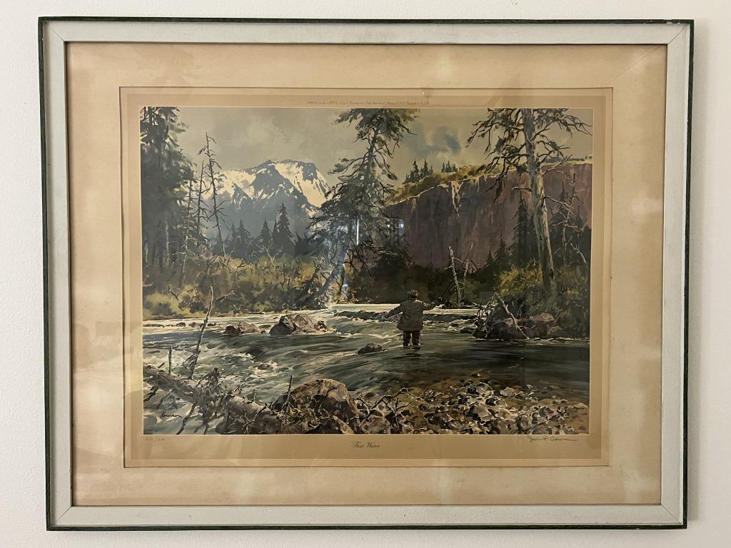 John P. Cowen fishing print (1 of 5)