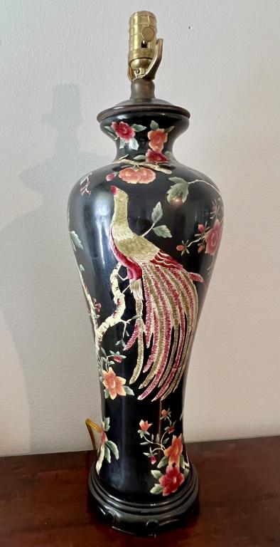 Japanese ceramic lamp (1 of 4)