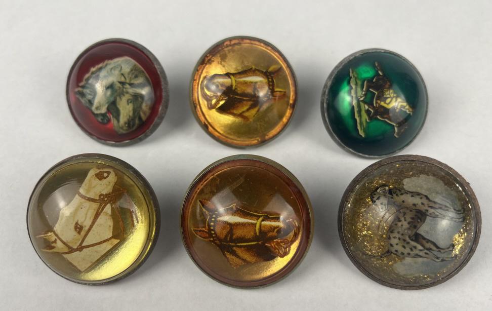 H.A. Chapman bridle rosette buttons (1 of 9)
