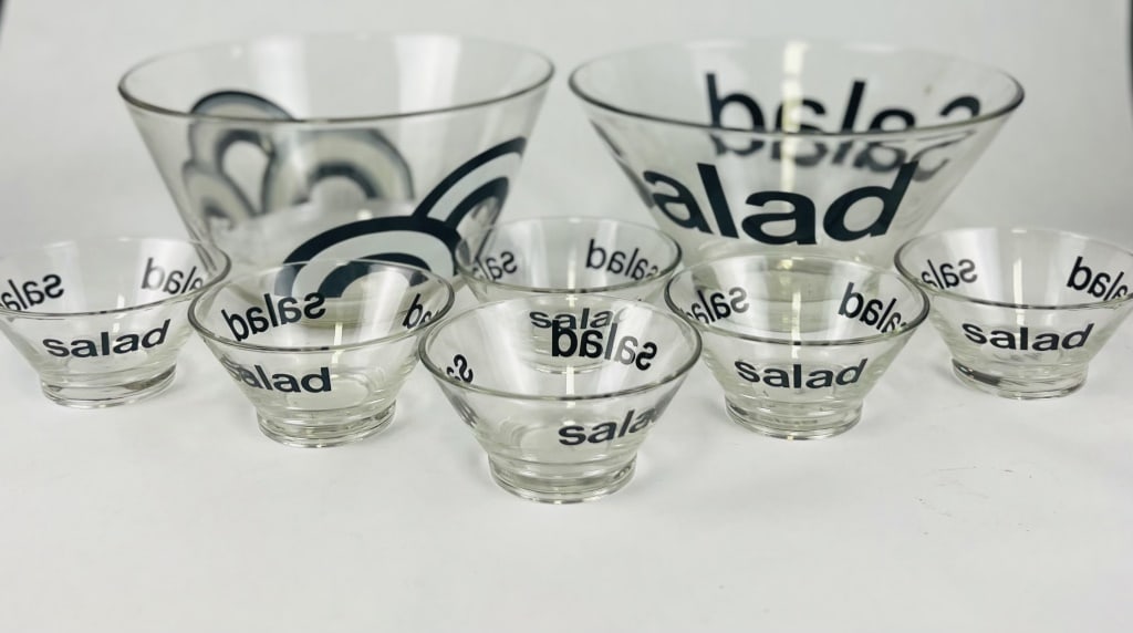 Wheaton Glass Salad service (1 of 8)