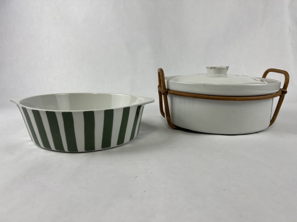 (2) Mid-Century serving dishes- Lyngby Denmark, Ar (1 of 6)