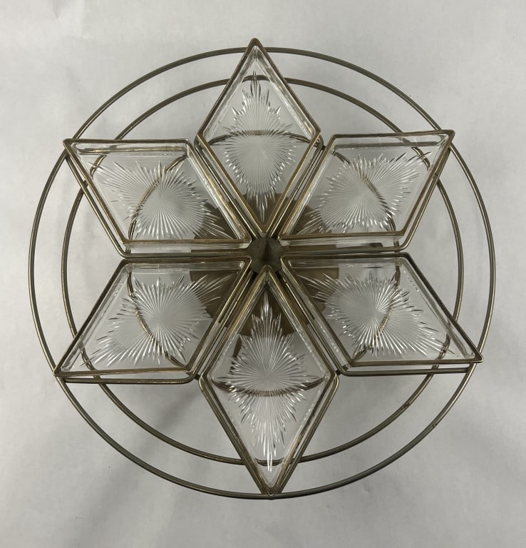 50's laxy susan serving tray (1 of 7)