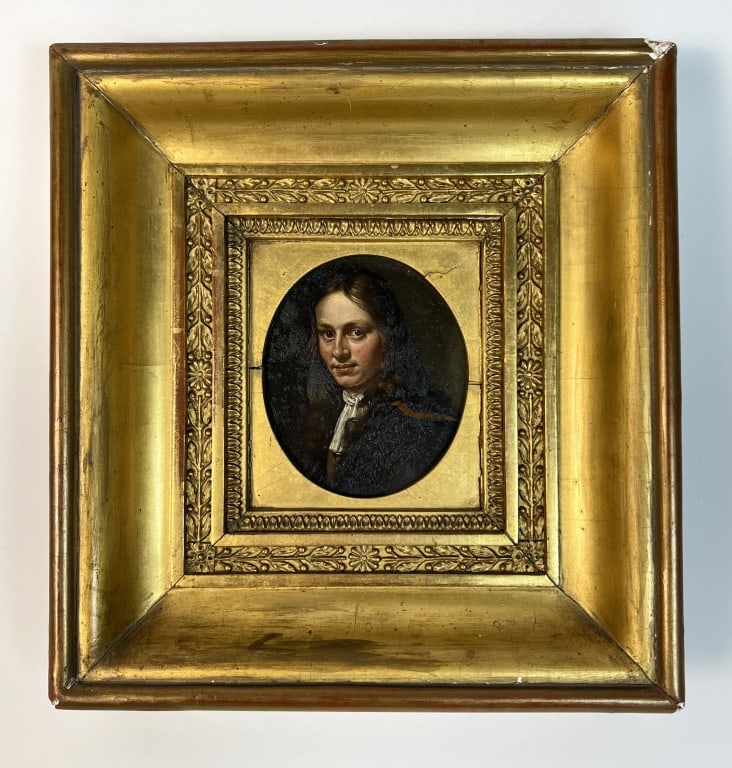 Miniature portrait on copper- Attr: Karel Dujardin (1 of 13)