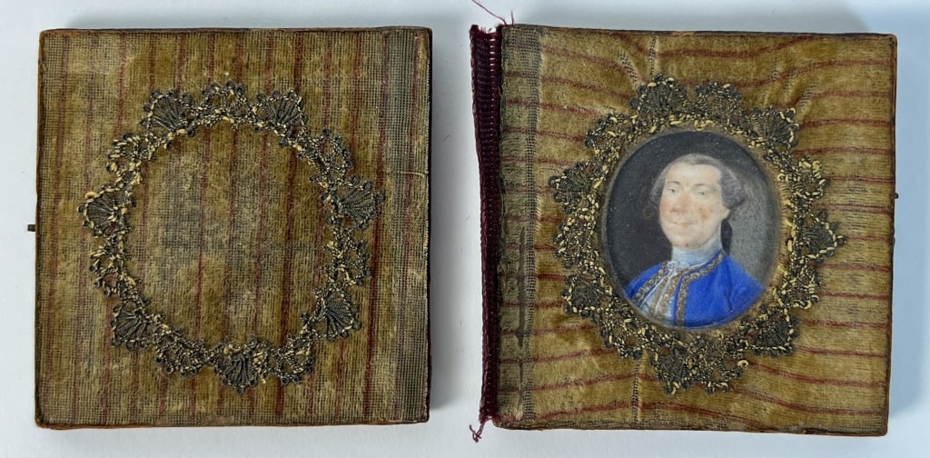 Miniature portrait painting of man (1 of 6)