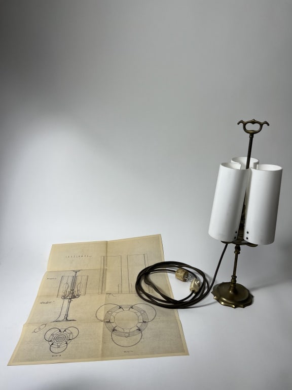 European prototype reading lamp with plans (1 of 9)