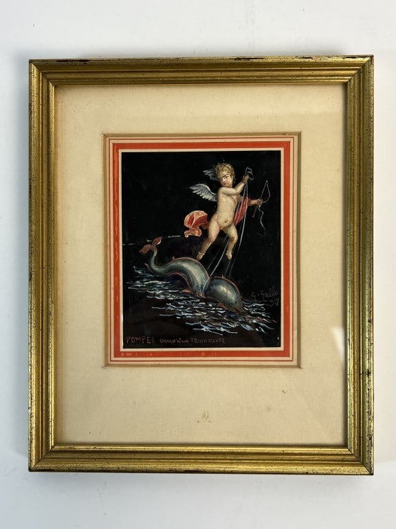 Giovanni Gallo gouache painting (1 of 4)