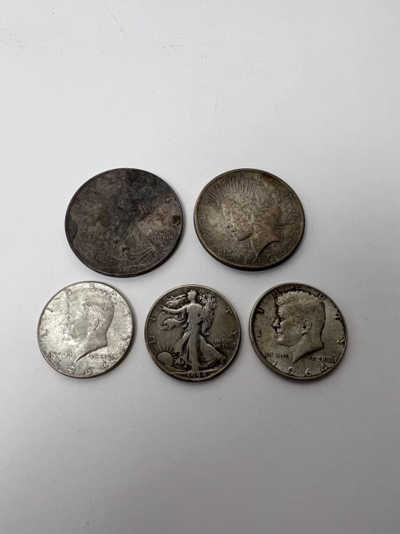 (5) American Silver Coins (1 of 3)