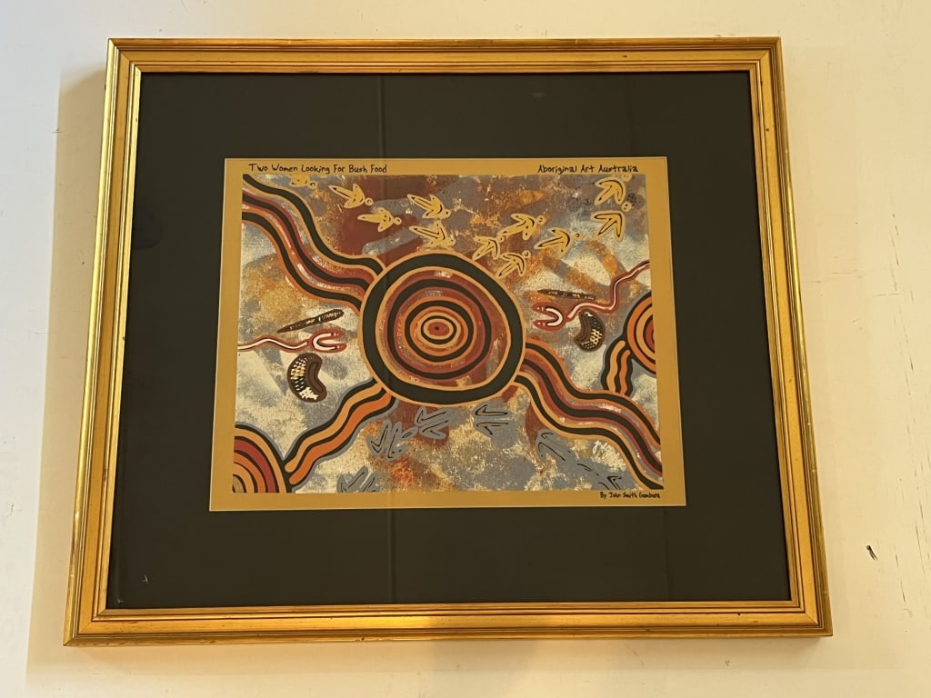 Abstract fabric art- Australian (1 of 5)