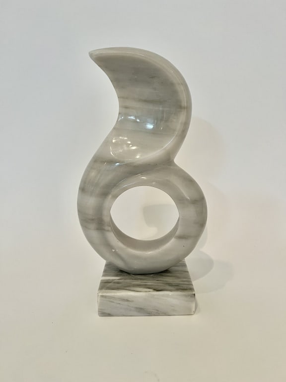 Mid-Century marble sculpture (1 of 3)