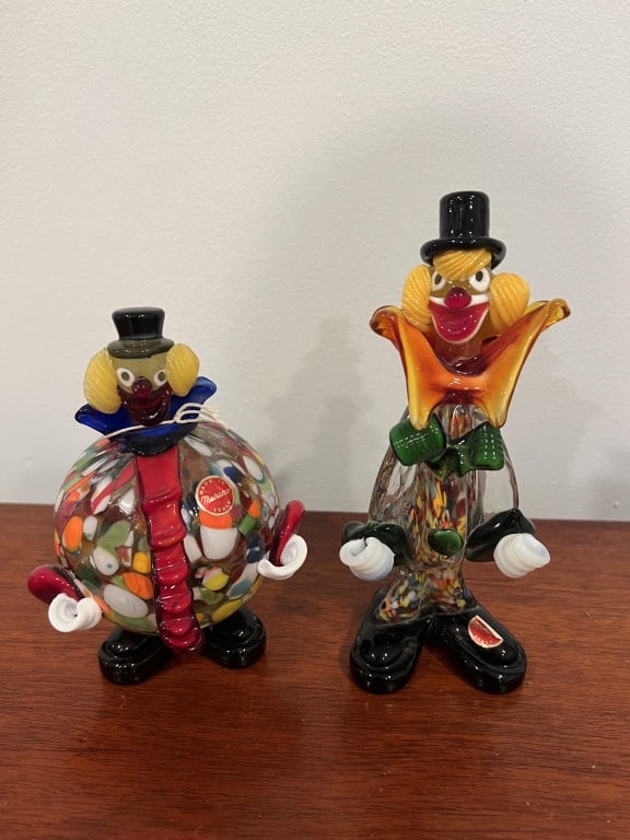 (2) Murano glass clowns- Fratelli Pitau (1 of 6)