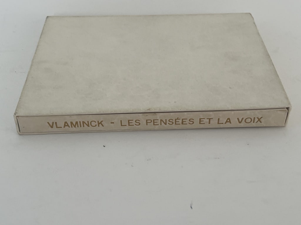 Les Pensees et La Voix- Vlaminick- Art Book: Vlaminck, Georges Burnier, 1958, in French. Includes record and lithographs. In good condition with minor signs of handling.