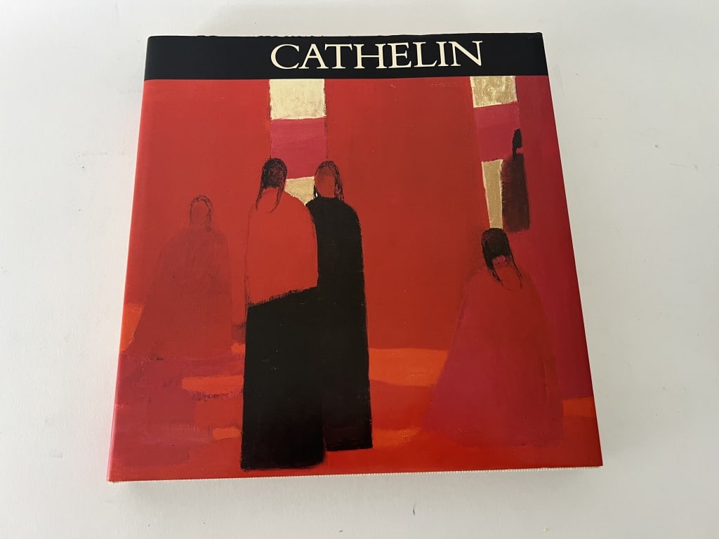 (2) Cathelin- Signed Art books: Art books in French. One on Bernard Cathelin, text by Sylvia Acatos, signed and inscribed on cover page, 1982 and including a smaller book Cathelin, Carnet de Voyage, signed and inscribed on cover pag