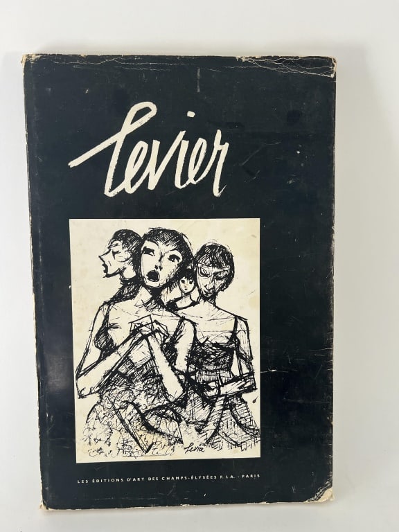 Charles Levier, A Collection of Drawings, 1963: A Charles Levier art book, Les Editions D'Art des Champs-Elysees FIA- Paris. Condition: Some pages loose, signs of use to cover. Dimensions: 18.25" x 12.25"