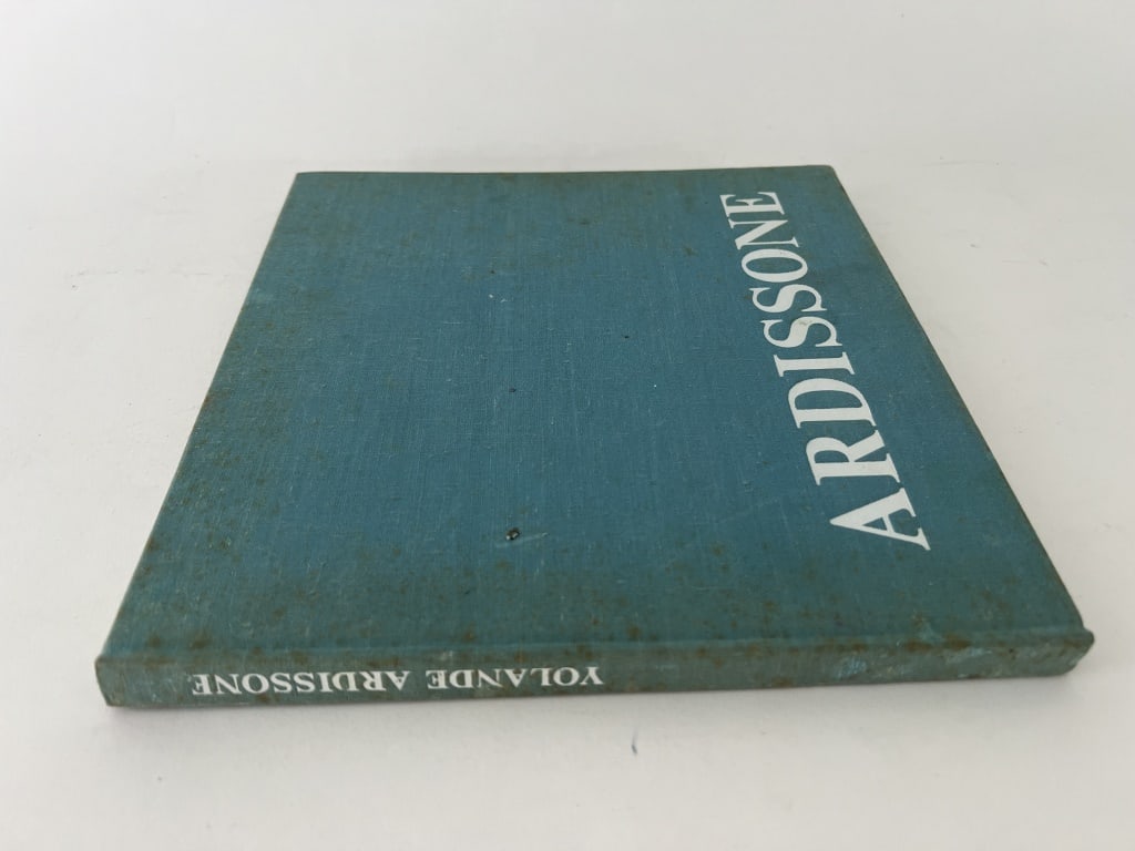 Signed Yolande Ardissone art book: A signed and inscribed copy of Yolanda Ardissone, Pierre Allan Crisdhal, in French. Dimensions: 9.5" x 10". Condition: No dust jacket, some toning and foxing.