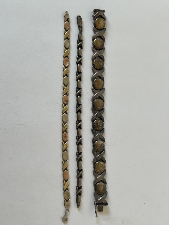 Sterling silver XOXO bracelets (1 of 6)