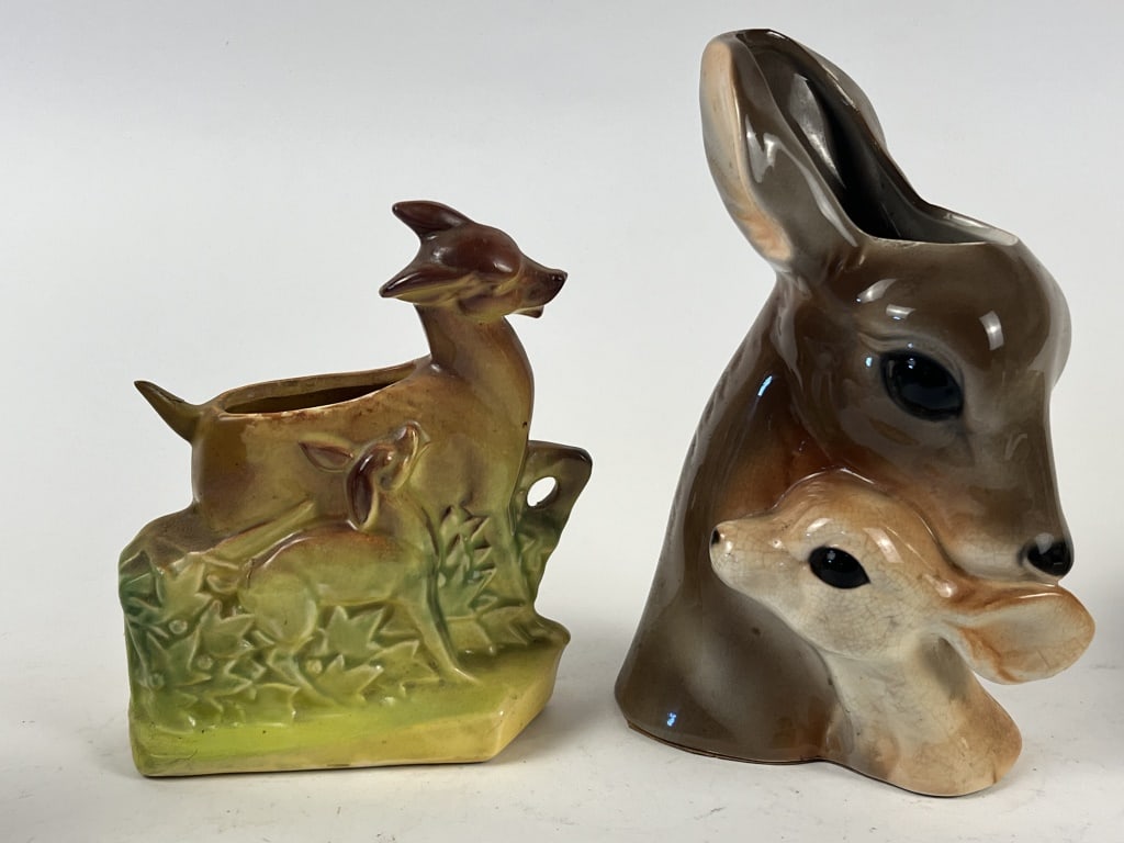 (2) McCoy deer planters (1 of 10)