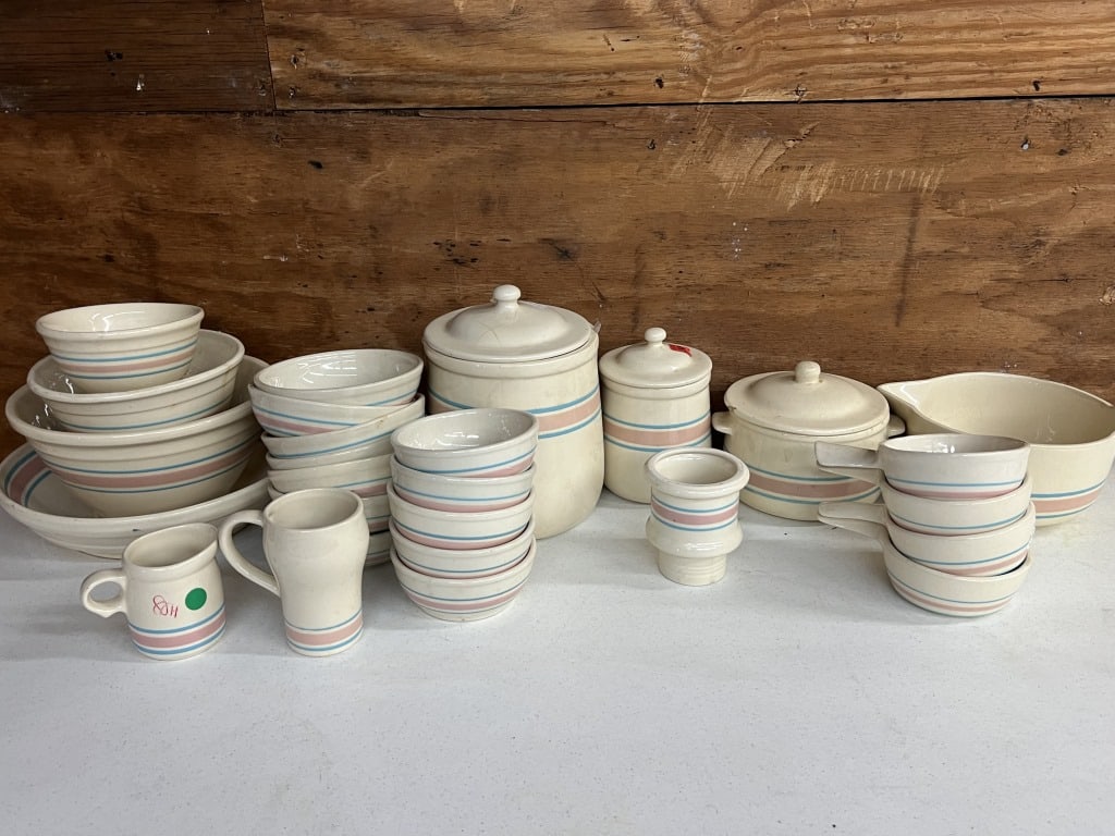 Large McCoy pink and blue grouping (1 of 12)