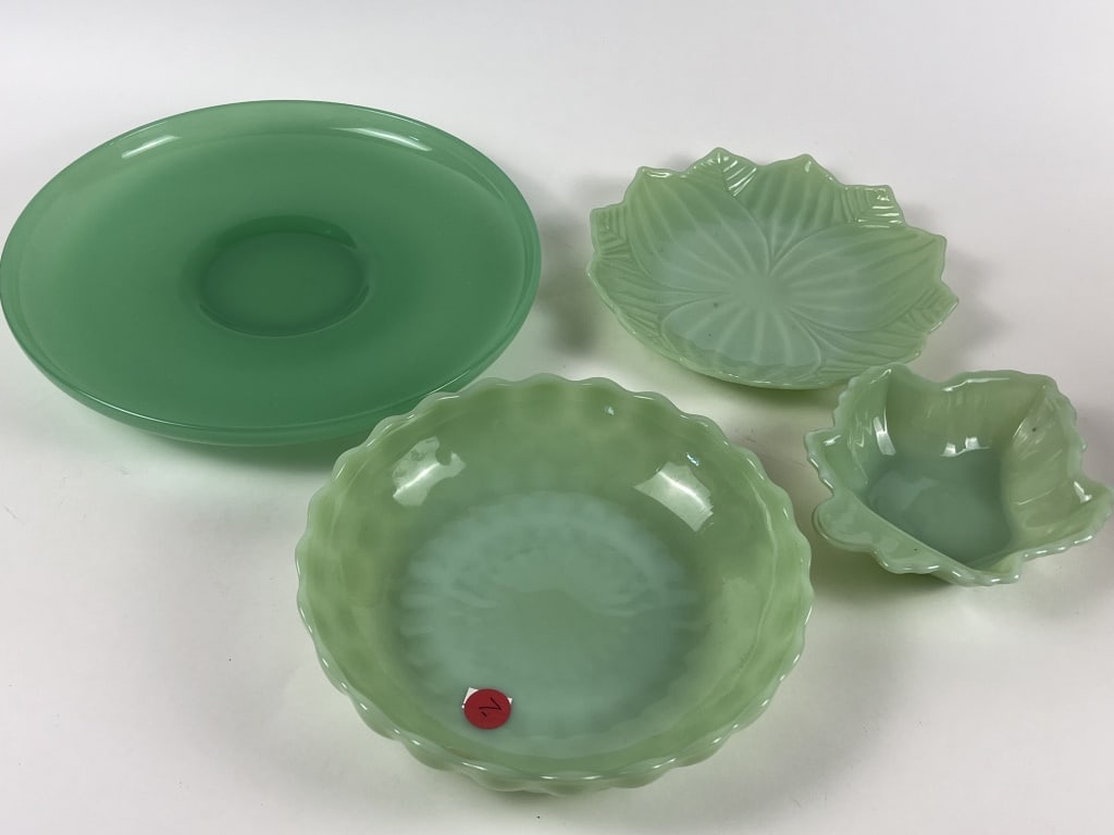 Fire-King syle jadeite glass grouping (1 of 8)