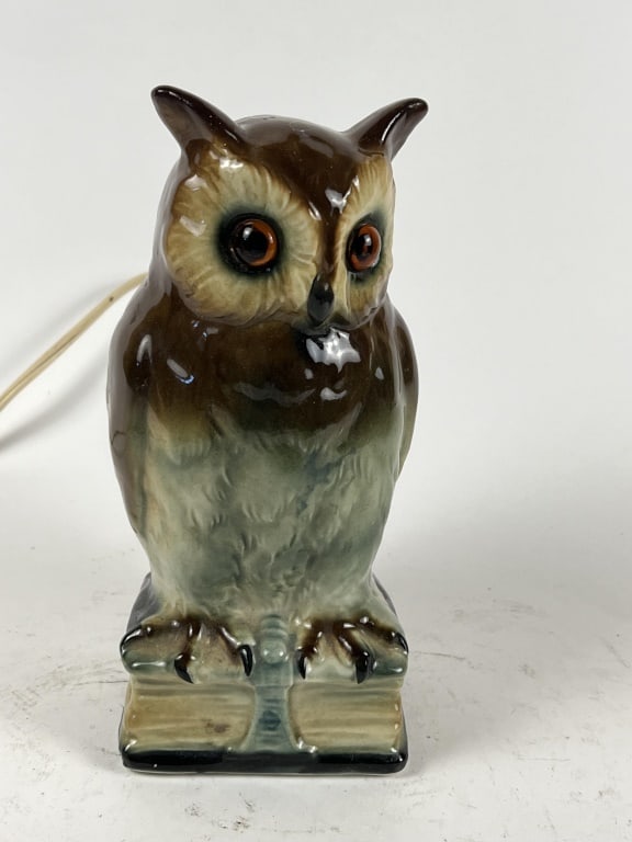 Vintage Porcelain owl night light (1 of 6)
