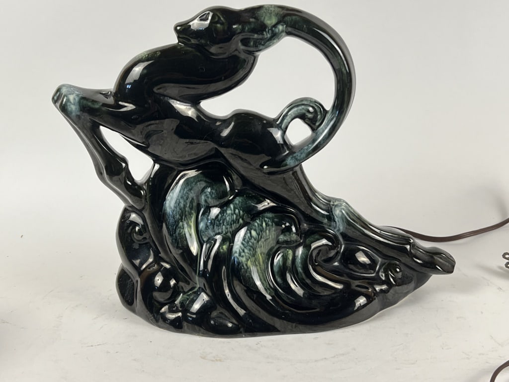 1905's TV lamp Phil-Mar- leaping gazelle (1 of 4)